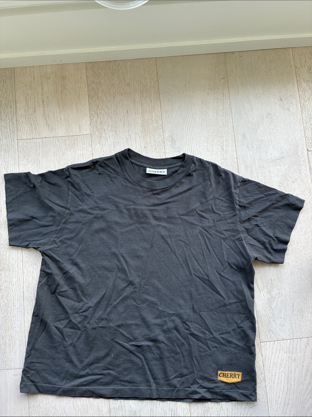 CHERRY LOS ANGELES Men’s Black Crewneck T-Shirt